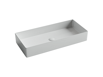 Фото Раковина Ceramicanova Element CN6072 накладная 80,1 × 36,1 × 13 см, белый глянцевый
