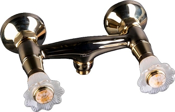 Фото Смеситель для душа Boheme Camelia 294 золото