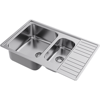 Фото Кухонная мойка Omoikiri Sagami 79-2-IN 4993733 нержавеющая сталь