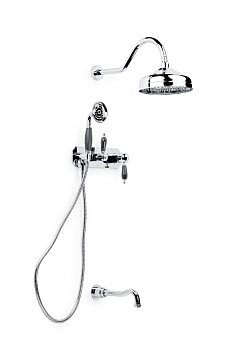 Фото Смеситель для ванны Boheme Tradizionale 268-BLC хром