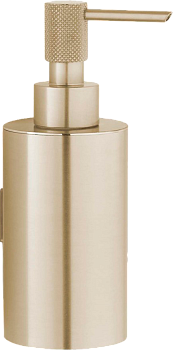 Фото Дозатор жидкого мыла Boheme Uno 10977-MG подвесной Matt Gold
