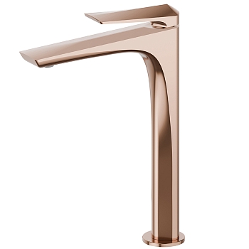 Фото Смеситель Newform Delta Zero 72215.58.061 для раковины, медь глянец PVD