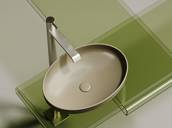 Фото Раковина Ceramicanova Element CN6056MC накладная 50,2 × 36,3 × 14,5 см, капучино матовый