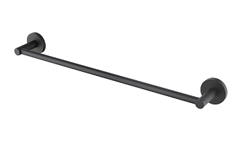 Фото Полотенцедержатель Boheme Uno 10972-B черный матовый 50 см