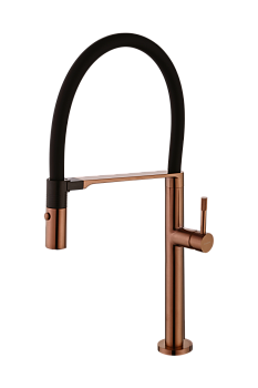 Фото Смеситель для кухни Boheme Uno 114-CB медь браш