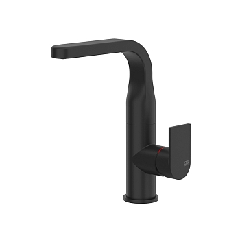 Фото Смеситель для раковины Gessi Emporio Via manzoni 47124#299, черный матовый