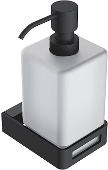 Фото Дозатор жидкого мыла Boheme Q 10957-B подвесной черный