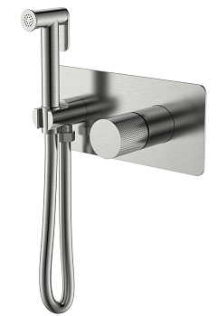 Фото Гигиенический душ Boheme Stick 127-NB.2 со смесителем никель браш