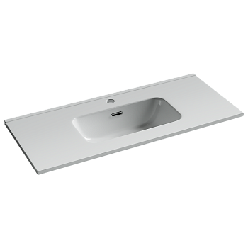 Фото Раковина Ceramicanova Compact CN7030 мебельная 91 × 39,5 × 17 см, белый глянцевый