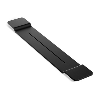 Фото Полка Decor Walther Stone 0973160 на борт ванны 95x15 см, черный матовый