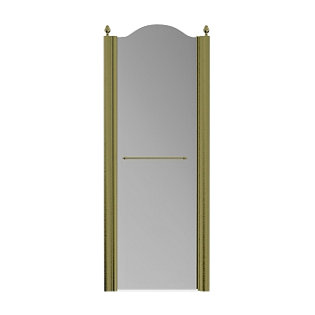 Фото Душевая дверь Migliore Diadema 22665 DX, 90 см, стекло матовое, профиль бронза