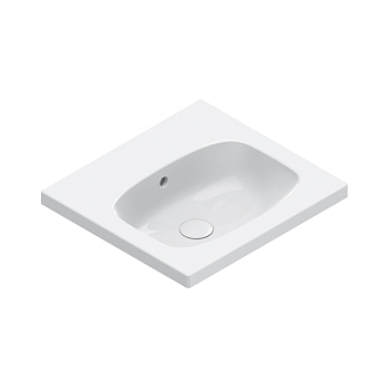 Фото Раковина Catalano Alvea 620500001 подвесная 50 см, цвет белый глянцевый