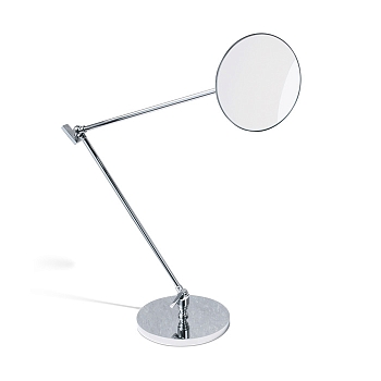 Фото Зеркало Decor Walther Round 0102800 косметическое настольное увел 5x, хром