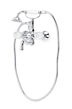 Фото Смеситель для ванны Boheme Crystal 273-CRST хром глянец