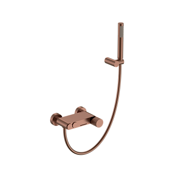 Фото Смеситель для ванны Boheme Stick 123-BRB.3, brushed bronze, янтарная бронза матовая