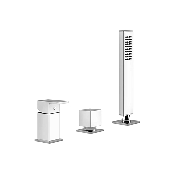 Фото Смеситель для ванны Gessi Rettangolo 20043#031, хром