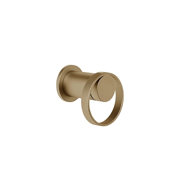 Фото Смеситель для ванны Gessi Anello 63361#706, черный хром глянец pvd