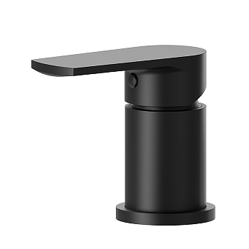 Фото Смеситель Newform Haka 72086.01.093 на борт ванны, черный матовый