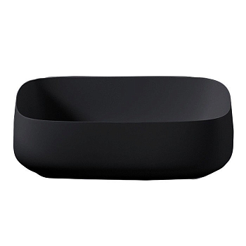 Фото Раковина Artceram Cognac COL009 17 34 накладная 56 см, цвет черный матовый