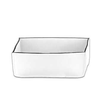 Фото Лоток Decor Walther Nappa 0938550 настольный 25х17х8,5 см, натуральная кожа цвет белый