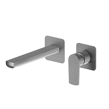 Фото Смеситель Newform Haka 72026E.59.064 для раковины, оружейная сталь браш PVD