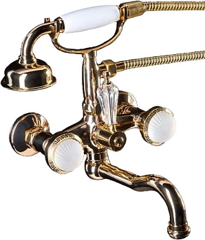 Фото Смеситель для ванны Boheme Satin 293-ST золото