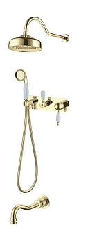 Фото Душевая система Boheme Tradizionale Oro 288 золото глянец