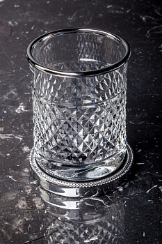 Фото Стакан Boheme Murano Cristal 10217 подвесной хром глянец