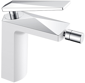 Фото Смеситель для биде Boheme Venturo 376-W хром/белый