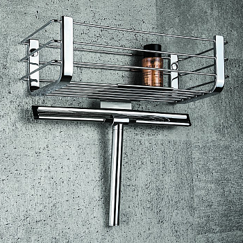 Фото Полка Colombo Complementi B9644.IX подвесная полированная сталь