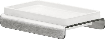 Фото Мыльница Colombo Over B7040.SS настольная хром / белый