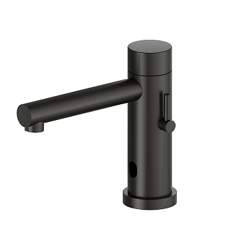 Фото Смеситель Newform Sensitive 66710.M0.077 для раковины электронный, графит матовый