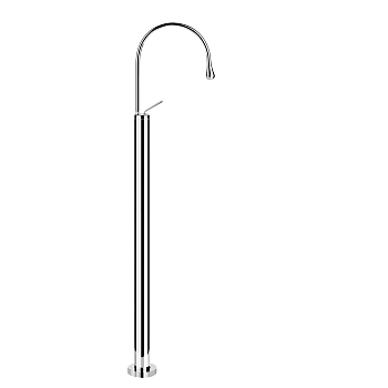 Фото Смеситель для раковины Gessi Goccia 33624#031 напольный, хром