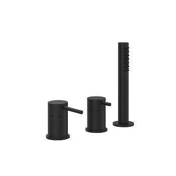 Фото Смеситель для ванны Gessi 316 54043#299, черный матовый