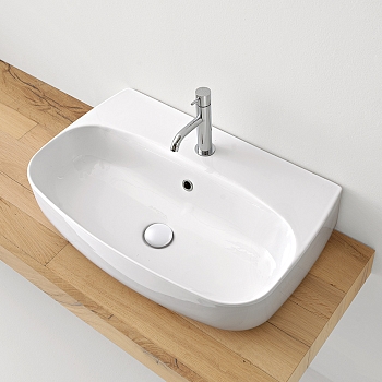 Фото Раковина Kerasan Nolita 534201*1  подвесная 45 см, цвет белый