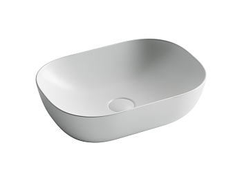 Фото Раковина Ceramicanova Element CN6009MW накладная 46 × 33 × 13,5 см, белый матовый