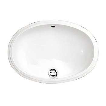 Фото Раковина Devon&Devon Over and under counter basins RALILY460 встраиваемая 46 см, цвет белый