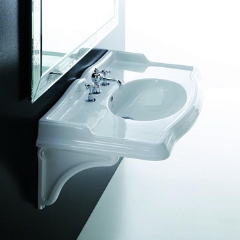 Фото Раковина Simas Arcade с кронштейном для консолей 90 см