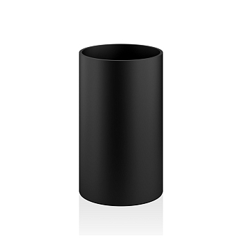 Фото Корзина Decor Walther Stone 0973260 для мусора напольная 18,5xh30 см, черный матовый