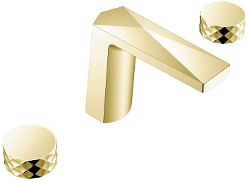Фото Смеситель для раковины Boheme Venturo 150-MG-DIAMOND золото