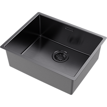Фото Кухонная мойка Omoikiri Tadzava 54-U/I Ultra-GM 4993267 вороненая сталь