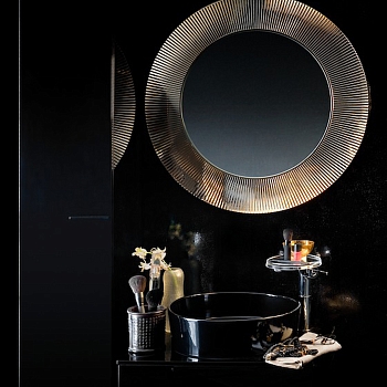 Фото Раковина Laufen Kartell 8.1233.1.020.112.1 накладная 42 см, цвет черный глянцевый