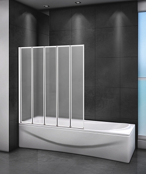 Фото Шторка на ванну CEZARES RELAX-V-5-120/140-P-Bi-L