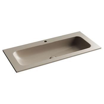 Фото Раковина Ceramicanova Grace CN7013MC мебельная 101 × 45,7 × 13,7 см, капучино матовый