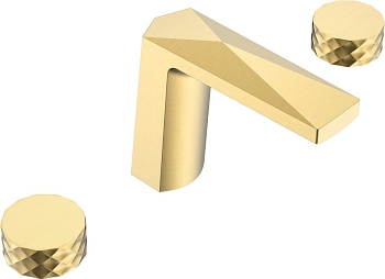 Фото Смеситель для раковины Boheme Venturo 150-G-DIAMOND золото