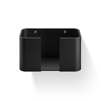 Фото Диспенсер для салфеток Decor Walther Black Stone 0974264 подвесной, хром/черный матовый