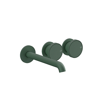 Фото Смеситель для раковины Gessi Origini 66090#276 с изливом, matte agave (зеленый матовый)