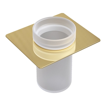 Фото Стакан для полки Boheme Space 10966-G-TUM подвесной золото глянец