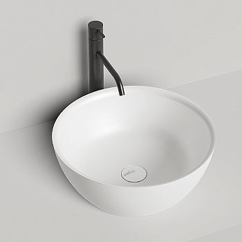 Фото Раковина Salini Gloria 1102210M накладная 42.5 см, цвет белый матовый