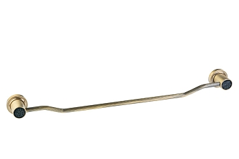 Фото Полотенцедержатель Boheme Royal Cristal 10922-BR-B бронза глянец 63 см